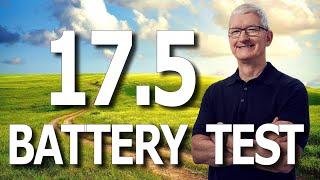 iOS 17.5 Battery Life / Battery Drain / Battery Performance Test.