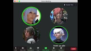 FFXIV Characters in a Discord Call  [FFXIV meme]