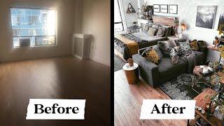 Studio Apartment Makeover: My 500 sq ft Studio Apartment Before and After