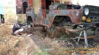 Full % restoration % ancient UAZ 469  Restoring and repair antique uaz 469 cars