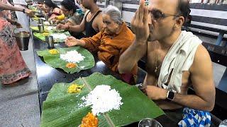 Free Brahmin Meals, ఉచిత బ్రాహ్మణ భోజనాలు @ Srisailam Temple | Om Namah Sivaaya | Amazing Food Zone