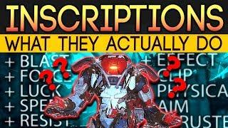 Anthem | EVERY INSCRIPTION And What They Actually Do! - All Perks + Stats