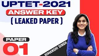 UPTET-2021 Answer Key (Leaked Paper) - CDP by Himanshi Singh