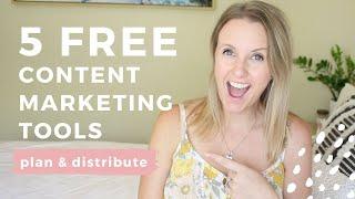 5 FREE Content Marketing Tools To Use for 2020 To Make Planning Content EASY!