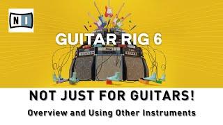 Guitar Rig 6 Pro - Overview - Other Instruments - Track Creation