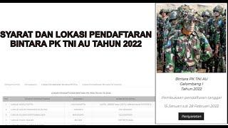 Syarat dan Lokasi Pendaftaran Calon Bintara PK Pria & Wanita TNI AU Tahun 2022