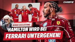 Ecclestone sieht Hamilton-Untergang bei Ferrari / Antonelli Crashkid? / Neuer Williams-Titelsponsor