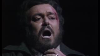 E lucevan le stelle Luciano Pavarotti 1978 english captions