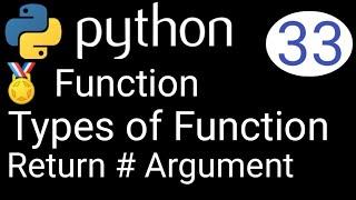 33#Function and it's type # python series # in easy hindi