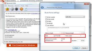 How Does Password Length And Mask Affect Brute-Force Attack