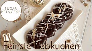 Du wirst sie lieben!  Beste Lebkuchen mit Schoko einfach selber backen! | Rezept von Sugarprincess