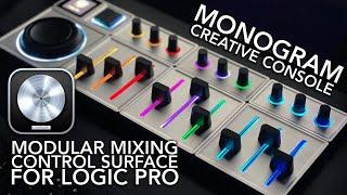 Monogram Creative Console as a CONTROL SURFACE in Logic Pro