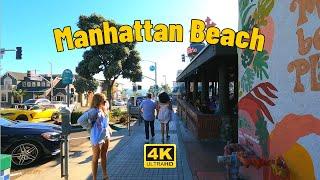 Walking in Manhattan Beach | California USA [4K UHD 60 fps]