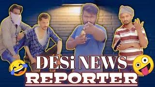 Desi News Reporter | A Billions | Comedy skit | Adnan Naseem |AB