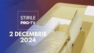 Știrile PRO TV - 2 Decembrie 2024