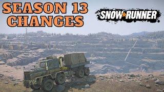 SnowRunner Year 4 Season 13 Update/DLC PTS Changes/News