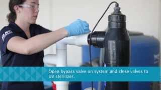 Pentair Aquatic Eco-Systems How to Replace UV Sterilizer's Lamp and Quartz Sleeve