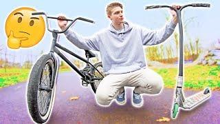 BMX vs SCOOTER (Which is Harder?)