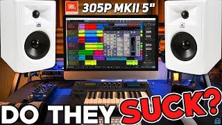 DO THEY SUCK? JBL 305P MKII 5" POWERED STUDIO MONITORS