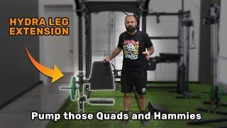 Hydra Leg Extension Rack Attachment: Pump those quads and Hammies!