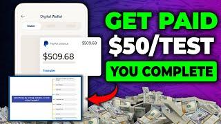 Get Paid $50 Every 10 Mins of Work Testing Websites! Get Paid to Test Websites | Make Money Online