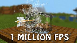 Minecraft 60 FPS Vs One MILLION FPS - Realistic Minecraft