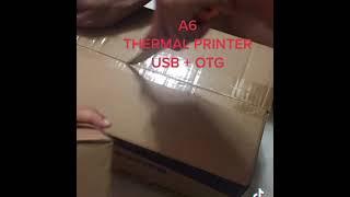 THERMAL PRINTER A6 AIR WAYBILL SHOPEE USB + OTG