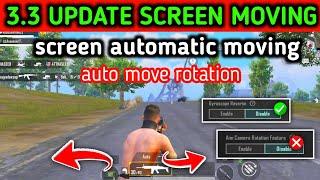 3.3 update screen moving problem /bgmi pubg screen shaking/ how to fix screen moving problem