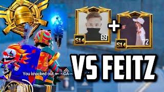 ASIA SERVER CONQUEROR SQUAD VS FEITZ! | PUBG Mobile