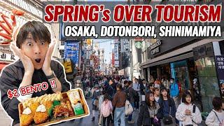 Introducing My Hometown Osaka, Spring Over Tourism Season in Namba Dotonbori, Local $2 Bento Ep.477