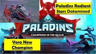 Paladins radiant Stars Datamined | Vora ability Gameplay, Update 3.5