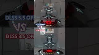 Portal with RTX DLSS 3.5 On vs Off Comparison #comparison #gaming #benchmark #shorts #portal