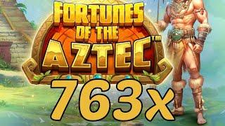 Casino wins - Fortunes of Aztec  - 763x - Bonus