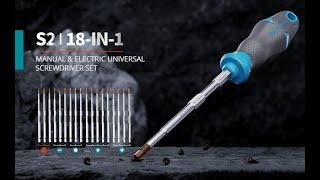 One Tool, Many Uses: TILSWALL W900 Screwdriver Set Unboxing Video