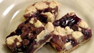 Chocolate Raspberry Crumb Bars - Recipe by Laura Vitale - Laura in the Kitchen Ep. 152