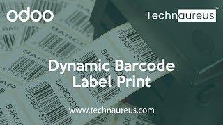 Dynamic Barcode Label Print In Odoo | Dynamic Barcode Label