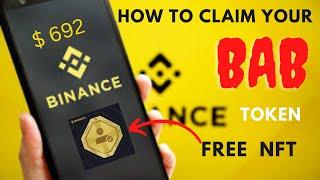 How to claim Binance Account Bound Token (BAB) to your Defi wallet BNB chain #crypto #selfinvest