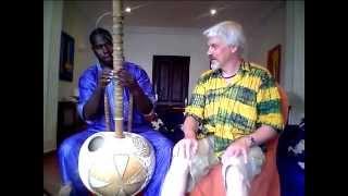 Kora Lesson 9 - Sulayman Jobarteh tunes my Kora