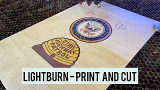 Lightburn - Print and Cut