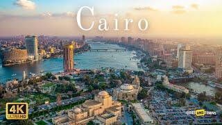 Cairo, Egypt  in 4K Video by Drone - Cairo: Ancient, Dynamic, Nile, Pyramids, Cultural