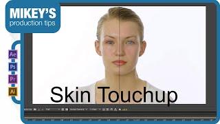 How to touch up skin on video