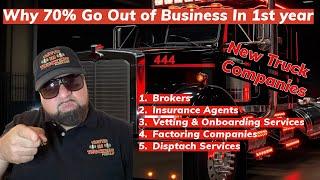 Top 5 Reasons New Trucking Companies Fail (And How to Beat the Odds!)