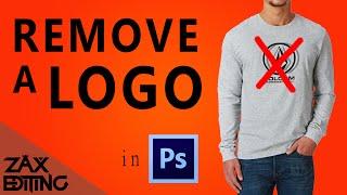 How to Remove a Logo! | Adobe Photoshop Tutorial