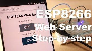 Build an ESP8266 Web Server with Arduino IDE - Code and Schematics