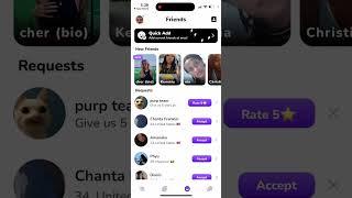 How to add friends in Purp app?