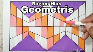 Menggambar Ragam Hias Geometris Buat Pemula