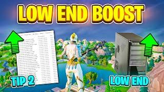 Best Fortnite Fps Boost LOW END PC!  (Max FPS & 0 Delay)