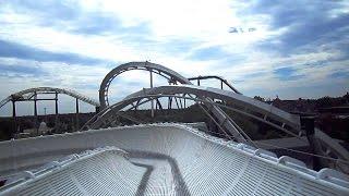 Bobbahn front seat on-ride HD POV Heide Park