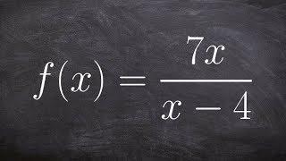 Learn how to find the vertical asymptote