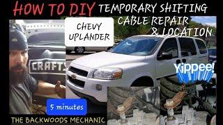 How To Fix a Shift Cable on a CHEVY UPLANDER #DIY #howto #uplander #shiftcable